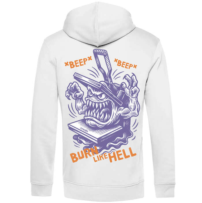 Monster WU33B Inspire Hooded - White